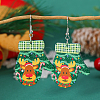 Christmas Gloves Acrylic DIY Dangle Earrings AR6870-1-1
