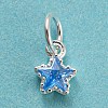 925 Sterling Silver Birthstone Charms STER-G035-01C-03-1