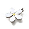 304 Stainless Steel Enamel Charms STAS-Q347-14P-02-2