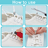 4 Sets 4 Colors Polyester Shoelaces DIY-FG0006-67-4