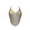 Alloy & Imitation Pearl Multi-Layer Sexy Body Chains for Women WG0D9A8-01-2