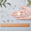 SUNNYCLUE Alloy Dancer Charm Pendants PALLOY-SC0002-64AS-3