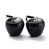 Synthetic Blue Goldstone Pendants G-Z022-01I-2