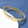 304 Stainless Steel Bangles for Women AJEW-P127-07G-3
