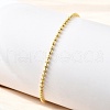 Brass Round Beads Slider Bracelets for Women BJEW-D317-13B-G-3