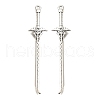 Tibetan Style Alloy Big Pendants X-FIND-G078-32H-AS-1
