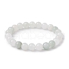 Natural Quartz Round Beaded Stretch Bracelets for Women BJEW-TA00385-1