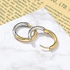 Ion Plating(IP) 304 Stainless Steel Hoop Earrings for Women EJEW-A119-13GP-01-3