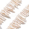 Natural Baroque Keshi Pearl Beads Strands PEAR-P064-02D-04B-2