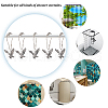 AHADERMAKER DIY Eagle Shower Curtain Hook Rings Making Kit DIY-GA0003-64-7