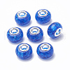 Crackle Resin European Beads RPDL-S012-B02-2