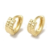 Textured Brass Huggie Hoop Earrings for Women EJEW-C097-06D-G-1