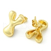 Rack Plating Brass Earrings EJEW-S222-01G-Y-2
