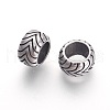 304 Stainless Steel European Beads STAS-F194-05AS-2