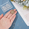 Unicraftale 80Pcs 304 Stainless Steel French Hooks with Coil STAS-UN0058-51-5