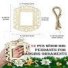 Wood Big Pendants WOOD-CJC0019-12-8