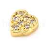 Rack Plating Brass Micro Pave Clear Cubic Zirconia Cabochons KK-F874-02G-04-2