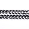 304 Stainless Steel Cuban Link Chains CHS-H020-06B-1