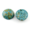 Dome Synthetic Turquoise Cabochons TURQ-R021D-8mm-02-1