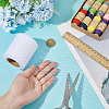 25 Yards Polyester Mesh Ribbons DIY-WH0002-90A-3