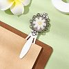 Flower Bookmark AJEW-JK00354-1