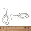 Tarnish Resistant 304 Stainless Steel Dangle Earrings EJEW-L215-47P-5