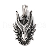 304 Stainless Steel Pendants STAS-U021-04AS-1