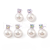 Hypoallergenic Bioceramics Zirconia Ceramic Stud Earrings EJEW-C111-15B-1