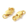 Rack Plating Brass Lobster Claw Clasps KK-F090-24G-01-2