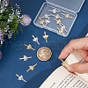 Unicraftale 16Pcs 2 Colors 304 Stainless Steel Pendants STAS-UN0055-76-4