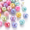 Opaque Acrylic Beads TACR-S154-10F-1