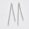 Brass Cup Chains Tassel Big Pendants X-PALLOY-S177-72P-1