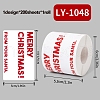 200Pcs Christmas Theme Paper Self-Adhesive Stickers DIY-M070-02E-1
