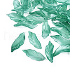 Transparent Spray Painted Glass Pendants X-GLAA-N035-017-F04-1