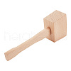 Beechwood Leathercraft Mallet WOOD-WH0034-08-1