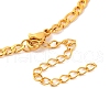 Constellation 202 Stainless Steel Figaro Chain Link Bracelets for Women Men AJEW-U006-01C-3