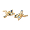 304 Stainless Steel Enamel Pendants STAS-K256-05G-02-2