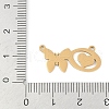 304 Stainless Steel Pendants STAS-L279-002G-O-3