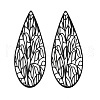Spray Painted 430 Stainless Steel Pendants STAS-H236-01C-1