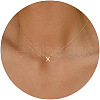 Brass Pendant Initial Necklaces for Women FS-WG1D7F7-11-1