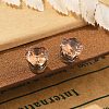 Cubic Zirconia Clip-on Earrings EJEW-L100-01P-04-1
