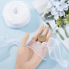 CRASPIRE 2 Rolls Polyester Chiffon Ribbon DIY-CP0010-71-3