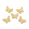 Brass Micro Pave Clear Cubic Zirconia Pendants KK-M238-01G-2