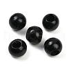 Spray Painted Wood Beads WOOD-F017-05D-1