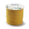 20M Polyester Braided Cord for Jewelry Making OCOR-G015-04A-17-2