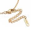 Ion Plating(IP) 304 Stainless Steel Cable Chains Pendant Necklaces NJEW-F267-15G-3