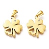 Ion Plating(IP) 304 Stainless Steel Pendants STAS-A047-03G-1