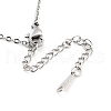 Non-Tarnish 304 Stainless Steel Pendant Necklaces NJEW-P306-07P-3