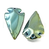 Electroplated Synthetic Non-Magnetic Hematite Pendants G-C136-03B-2