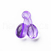 Transparent Acrylic Pendants MACR-N013-037-A01-2
